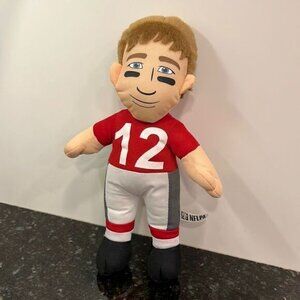 Tom Brady #12 New England Patriots 2013 NFLPA QB Rallymen Stuffed Plush 15”